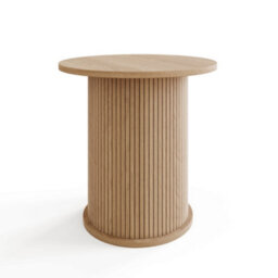 Omari Circular Side Lamp Table - thumbnail 3