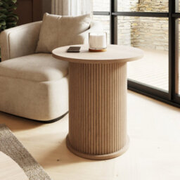 Omari Circular Side Lamp Table