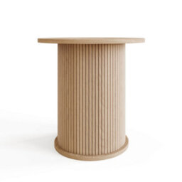 Omari Circular Side Lamp Table - thumbnail 4