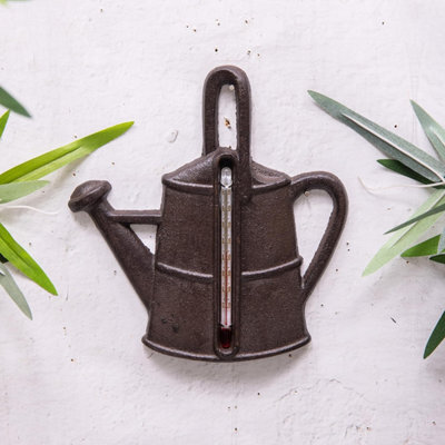 Annibells Cast Iron Watering Can Thermometer Indoor / Outdoor (16486) - image 1