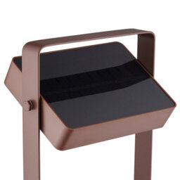 Nordlux Saulio Outdoor Table Solar Light Brown Aluminium Solarled 25,000Jhrs - Battery, Ip44 - thumbnail 6
