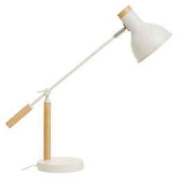 Orsina Matte White Table Lamp, Easy To Assemble Bedside Table Light, Eco-Friendly Lamp For Table Living Room - thumbnail 3