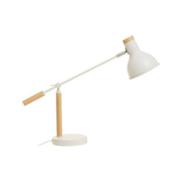 Orsina Matte White Table Lamp, Easy To Assemble Bedside Table Light, Eco-Friendly Lamp For Table Living Room - thumbnail 4