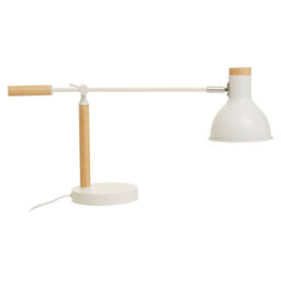 Orsina Matte White Table Lamp, Easy To Assemble Bedside Table Light, Eco-Friendly Lamp For Table Living Room - thumbnail 5