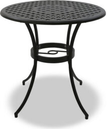 Homeology Prego Black Garden And Patio Cast Aluminium Bistro Table - thumbnail 1