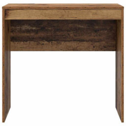Berkfield Rustic Writing Desk Old Wood Finish Wood 80 X 40 X 76 Cm - thumbnail 4