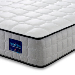 Bedz Online Bedzonline Gravity Memory Foam Orthopaedic Hybrid Mattress, Cool Touch Breathable Fabric, 2Ft6 Small Single (75X190Cm)
