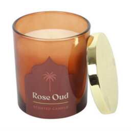 Something Different Arabian Nights Rose Oud Scented Candle Brown/gold (One Size)