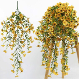 2 Pack Hanging Artificial Flowers, 2 Plants, 76 Cm Long, Weather - Resistant - thumbnail 5