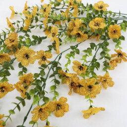2 Pack Hanging Artificial Flowers, 2 Plants, 76 Cm Long, Weather - Resistant - thumbnail 4