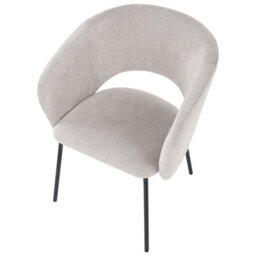 Beliani Set Of 2 Dining Chairs Blakely Fabric Off-White - thumbnail 6