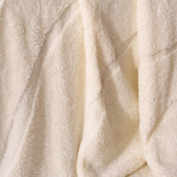 Ohs Tufted Contour Throw Teddy Fleece Blanket Winter Soft Warm Bedspread, Ivory - 125 X 150 Cm - thumbnail 5