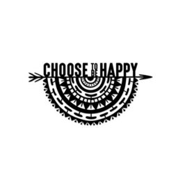 "Decortie Modern Metal Wall Art ""choose To Be"" Home Ornament Decorative Minimalist Design Hanging Wall Sculpture, Black" - thumbnail 2