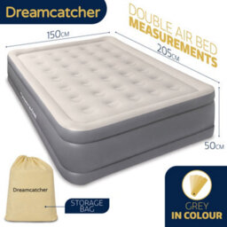 Dreamcatcher Premium Blow Up Inflatable Double Air Bed Mattress With Built In Pump 205 X 150 X 50Cm Storage Bag Included - thumbnail 9