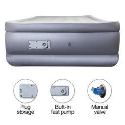 Dreamcatcher Premium Blow Up Inflatable Double Air Bed Mattress With Built In Pump 205 X 150 X 50Cm Storage Bag Included - thumbnail 4