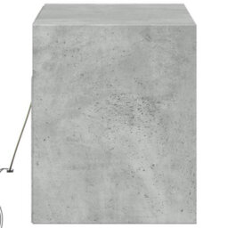 Berkfield Durable Tv Wall Cabinet With Led Lights Concrete Grey 100X31X35 Cm - thumbnail 7