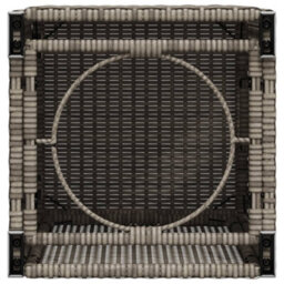 Vidaxl Propane Tank Cover Table Grey 40X40X60 Cm Poly Rattan - thumbnail 8