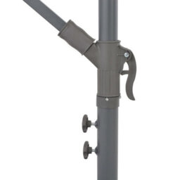 Walplus Cantilever Garden Parasol With Aluminium Pole 300 Cm Anthracite - thumbnail 7