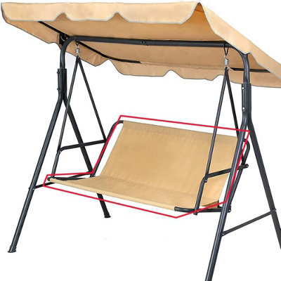 Garden Swing Cover (138 X 50 Cm), Beige - image 1