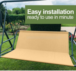 Garden Swing Cover (138 X 50 Cm), Beige - thumbnail 3