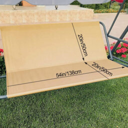 Garden Swing Cover (138 X 50 Cm), Beige - thumbnail 5