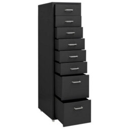 Berkfield Mobile File Cabinet Anthracite 28X41X109 Cm Metal - thumbnail 5