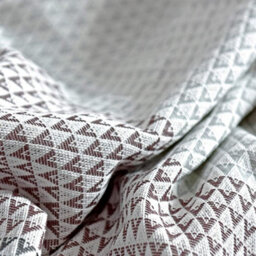 Nielsen Dana Large Throw Blanket With Boho Tassles - Grey White And Mauve - thumbnail 2