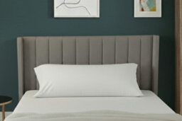 Bolster Support Pillow Pillowcase Plain Dyed Pillow Linen Easy Care White - Single 3Ft