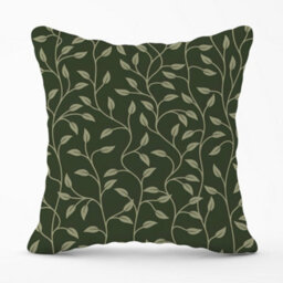 Warren Reed Designer Green Shrub With Leaves Cushions 45Cm X 45Cm - thumbnail 1
