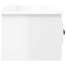 Berkfield Elegant Wall-Mounted Bedside Cabinets 2 Pcs High Gloss White 41.5X36X28Cm - thumbnail 8