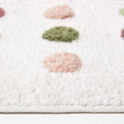 Homescapes Multi Colour 100% Cotton Bath Mat Tufted Polka Dot Design, 50 X 80 Cm - thumbnail 3