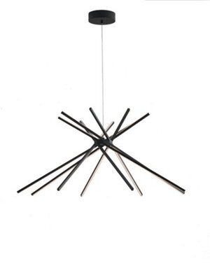 Luminosa Lighting Luminosa Shanghai Led Pendant Ceiling Light Black 2370Lm 4000K 113X51.5Cm - image 1