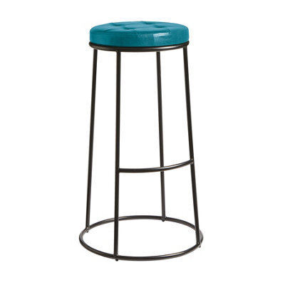 Ducat 75 - Black Metal Frame - Vintage Teal Seat - image 1