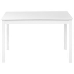Wyld And Coco Casanova Dining Set - White Poplar Wood And Mdf Table With 4 Chairs, 120 X 75 Cm, Cottage-Style Family Set - thumbnail 9
