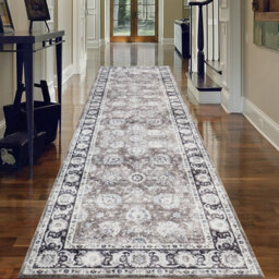 Ameha Cashmere Runner Extra Large Area Rug Vintage Style Non-Slip Anti Allergic Indoor/outdoor Carpet (Harmony, 80X300 Cm) - thumbnail 2