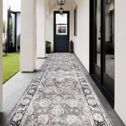 Ameha Cashmere Runner Extra Large Area Rug Vintage Style Non-Slip Anti Allergic Indoor/outdoor Carpet (Harmony, 80X300 Cm) - thumbnail 3