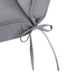GoodHome Tiga Steel Grey Outdoor Rectangular High Back Seat Cushion - thumbnail 5