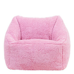 icon Kids Teddy Bear Armchair Bean Bag Pink Childrens Bean Bags Set Of 2 - thumbnail 5