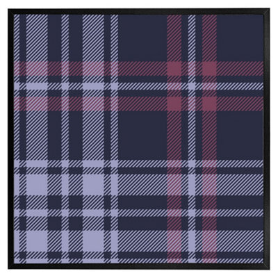 "Andrew Lee Tartan Plaid Pattern (Picutre Frame) / 20X20"" / Oak" - image 1
