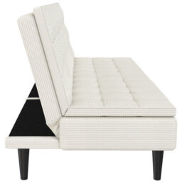 Dorel Maine Futon 2 Seaters In Cream Corduroy - thumbnail 4