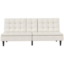 Dorel Maine Futon 2 Seaters In Cream Corduroy - thumbnail 3