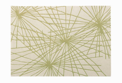 Esselle Home Aura Starburst Natural / Sage Green 200 X 290Cm Rug - image 1