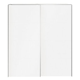 GoodHome Atomia White Particle Board Sliding Wardrobe (H)2250mm (W)2000mm (D)655mm - thumbnail 1