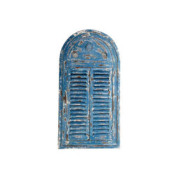Fallen Fruits Blue Louvre Style Garden Wall Mirror - thumbnail 3