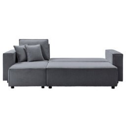 Artemis Home Hanna Reversible Corner Sofa With Sofa Bed - Dark Grey - thumbnail 3