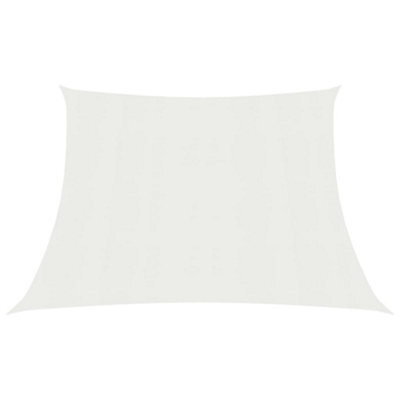 Berkfield Sunshade Sail 160 G/m2 White 3/4X2 M Hdpe - image 1