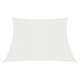 Berkfield Sunshade Sail 160 G/m2 White 3/4X2 M Hdpe