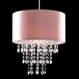 Valuelights Jesmond Pink & Acrylic Jewel Droplet Ceiling Light Shade (D)32Cm - thumbnail 7