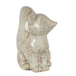 Alora Ceramic Fox Looking Left Sculptural Woodland Animal Figure - thumbnail 3