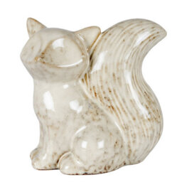 Alora Ceramic Fox Looking Left Sculptural Woodland Animal Figure - thumbnail 1